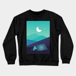 night image Crewneck Sweatshirt